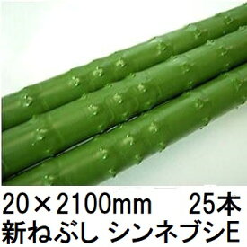 (25本セット) タキロン シーアイ (業務用 農業用支柱) 被覆鋼管支柱 20×2100mm 新ねぶし竹 新ネブシ 農竹 シンネブシ 20mm×2.1m カラー鋼管 (個人宅配送不可)　saka