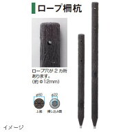 ロープ柵杭 54684800 (NAE-SAN9) Φ60×900［タカショー 瀧商店]