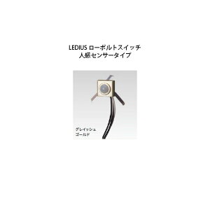 LEDIUS ���[�{���g�X�C�b�` �l���Z���T�[�^�C�v(HEC-080G 75475500) �O���C�b�V���S�[���h(�^�J�V���[ �G�N�X�e���A �둢�� DIY �돤�X)