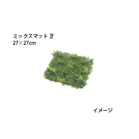 （室内用）人工植物 人工苔 ミックスマット 芝 27×27cm(GN-107　33381300)［タカショー 園芸用品 エクステリア 農機具 瀧商店]