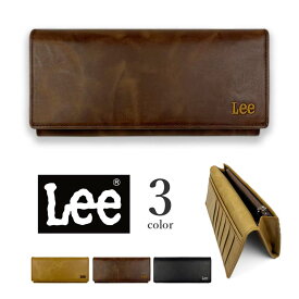 【全3色】 Lee リー ロングウォレット 二つ折り 長財布 メンズ レディース 男女兼用 プレゼント（クリックポスト送料無料）