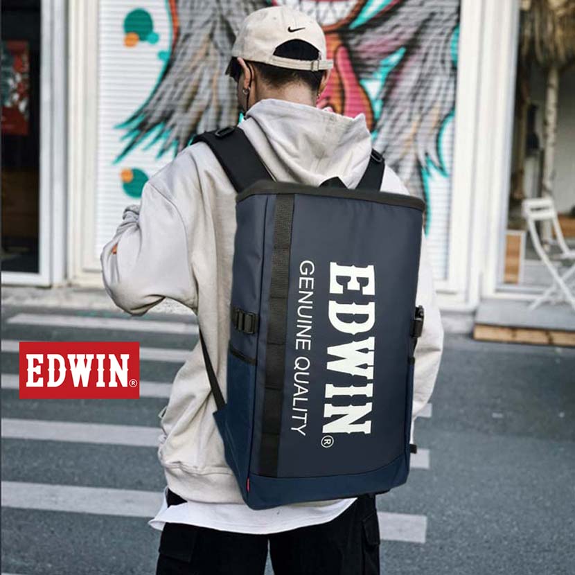 楽天市場】全3色 EDWIN エドウイン デカロゴ BOX型 21.6L PU