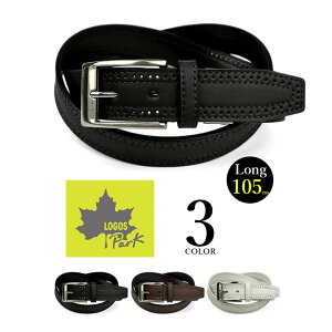 �S3�F�@LOGOS Park ���S�X�p�[�N ���U�[ �T�C�h�p���`���O�f�U�C�� �x���g ��3.4cm PU���U�[ �E�G�X�g105cm �����Y ���f�B�[�X ���j�Z�b�N�X ���� �傫�� ���^�{ �v���[���g ���蕨 ���̓�