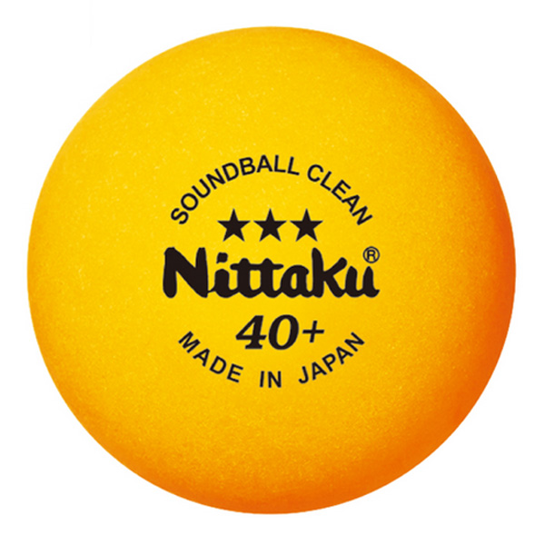 お待たせ! ニッタク Nittaku 卓球 ボール 3スター プレミアム クリーン 3個入 抗ウイルス 抗菌 国際卓球連盟公認球 日本製 NB1700 
