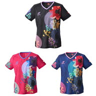 Nittaku ニッタク モダンフラワーシャツ adg0269 卓球ウェア 半袖Tシャツ トップス ユニフォーム JTTA公…
