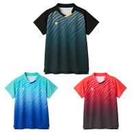 VICTAS ビクタス ゲームシャツ (V-GS501) aog0182 卓球ウェア 半袖Tシャツ トップス ユニフォーム JTTA公…
