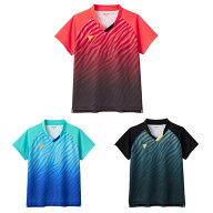 VICTAS ビクタス ゲームシャツ (V-LGS502) aog0183 卓球ウェア 半袖Tシャツ トップス ユニフォーム JTTA…