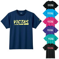 VICTAS プレイロゴティー AOG0141 卓球ウェア ユニフォーム トップス ヴィクタス キッズ ジュニア メンズ…