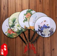 中国伝統柄扇子　宮廷扇　扇子工芸扇子　ギフト贈り物 漢服踊り扇子　古典扇子　団扇