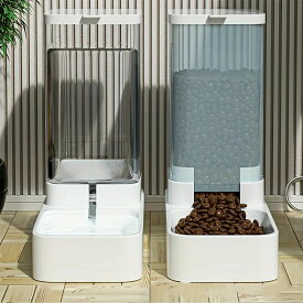 自動給水器 自動給餌器 セット ボウル 猫 水飲み 猫 犬用 水飲み器 猫自動餌やり機 自動給餌器 猫 水 給食 ペットボトル ペットボウル 取り外し可能 お留守番可能 清潔便利 ペット用品