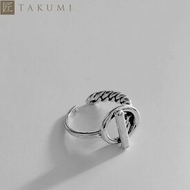 【楽天1位】[TAKUMI]ピタリング リング 指輪 フリーサイズ レディース 華奢 リング シルバー925 ブランド シンプル 可愛い おしゃれ かわいい 錆びない