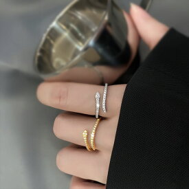 【楽天1位】[TAKUMI]ピタリング 指輪 フリーサイズ リング メンズ ヘビ 指輪 ゴールド メンズ 金属アレルギー 可愛い おしゃれ かわいい シンプル 錆びない
