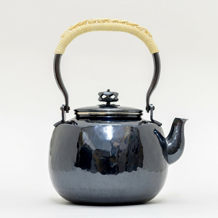 楽天市場】【日本製】【送料無料】銀瓶 茶道具 【秀峰堂作 六角肩衝 