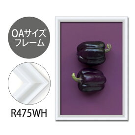 ポスターフレーム　OAサイズ 額縁【C-R475WH】B2・OAサイズ ディスプレイ インテリア 室内装飾