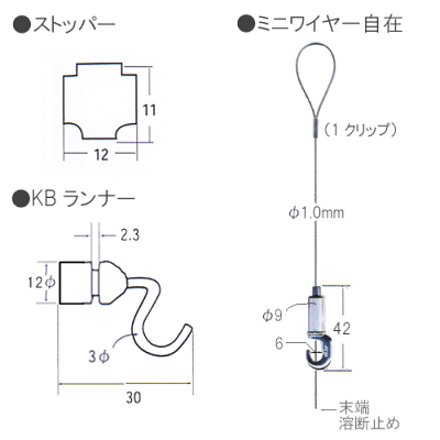 【C-11型レール壁面用セット】