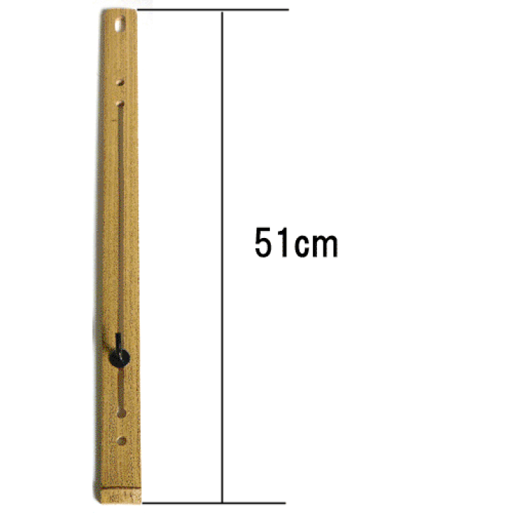 楽天市場】【ゴマ竹 自在 51cm H119】掛軸用竹自在 スライド式