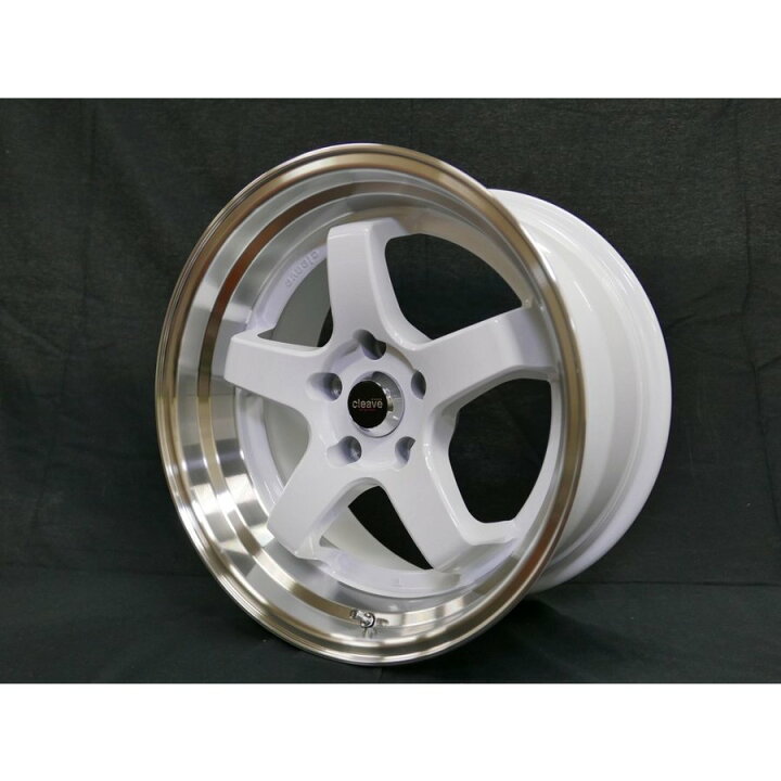 楽天市場】ホイール 17インチ 4本セット 17x9J +18 5JH-114.3 白  