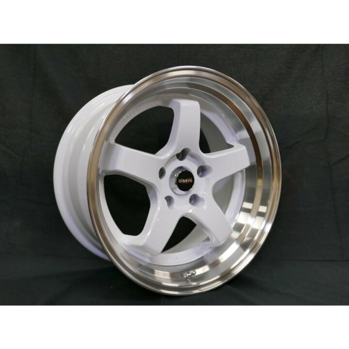 楽天市場】ホイール 18インチ 4本セット 18x10.5J +15.5H-114.3 白 