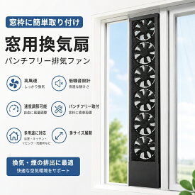 [ポイント10倍！]窓用換気扇 換気扇 窓枠取付 パンチフリー排気ファン 低騒音排気ファン 快適ゾーンの窓用 快適ゾーンの窓用 速度調節可能 高風速低騒音 換気 煙の排出 浴室 キッチン/リビング 洗面所 多サイズ展開 83-93CM