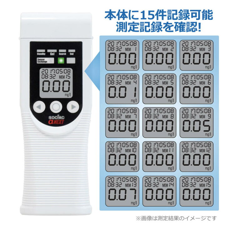 楽天市場】業務用携帯アルコール検知器 ソシアック・アルファー 