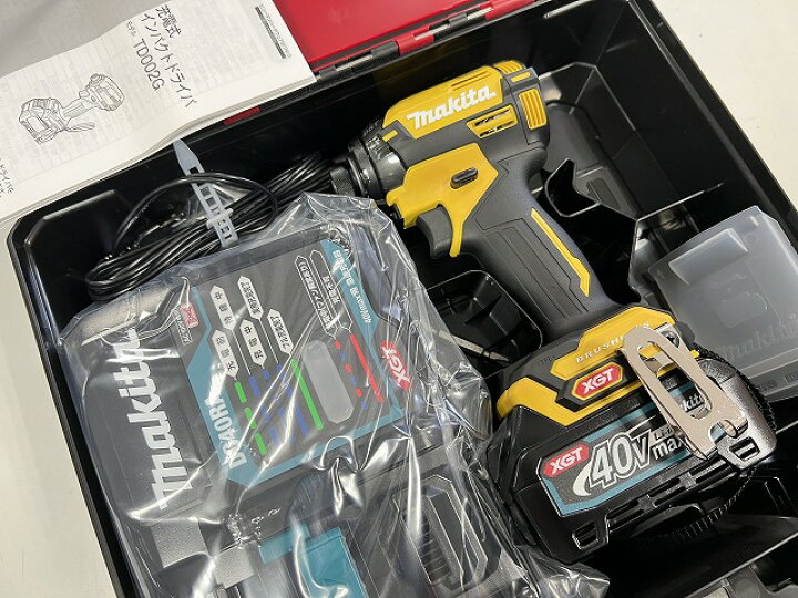 楽天市場】□マキタ 40Vmax インパクトドライバー TD002GDXFY--B1  