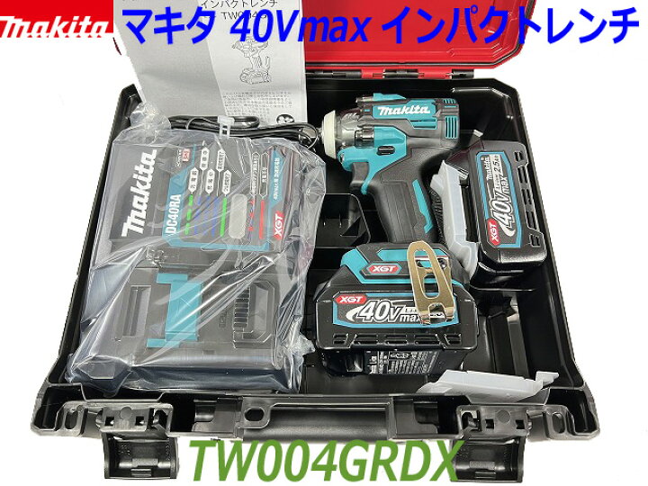 楽天市場】□マキタ 40Vmax 充電式インパクトレンチ TW004GRDX ☆新品 