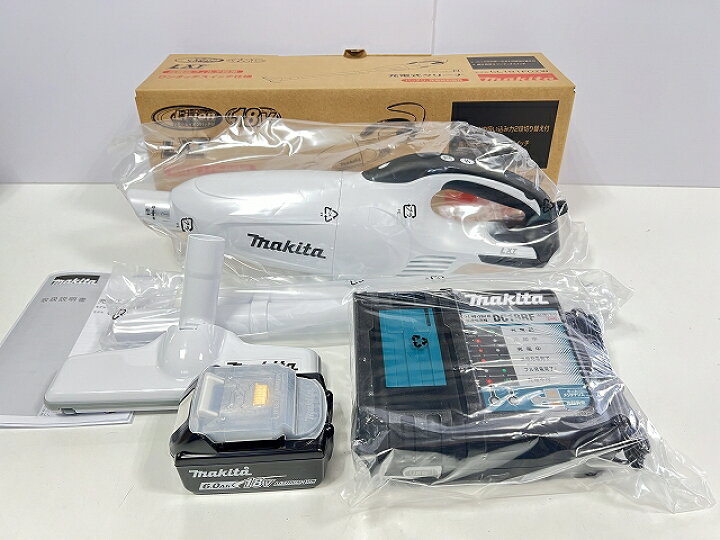 楽天市場】◎高容量6.0Ah□マキタ 充電式クリーナー CL181FD白+充電器 
