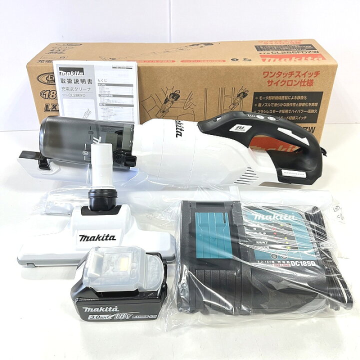 楽天市場】☆在庫あり☆マキタ 18V充電式クリーナー 新品☆CL286(白 