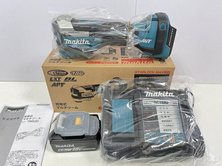 楽天市場】□マキタ 18V マルチツール TM52DZ＋バッテリーBL1860B(1個 