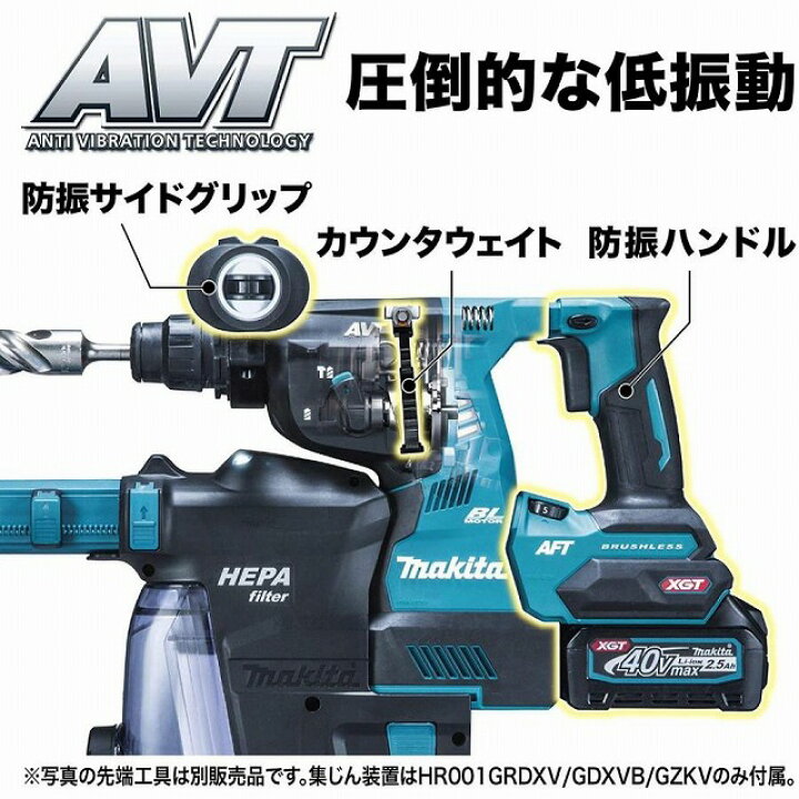 楽天市場】□マキタ 40Vmax 充電式ハンマドリル HR001GRDXV ☆新品 
