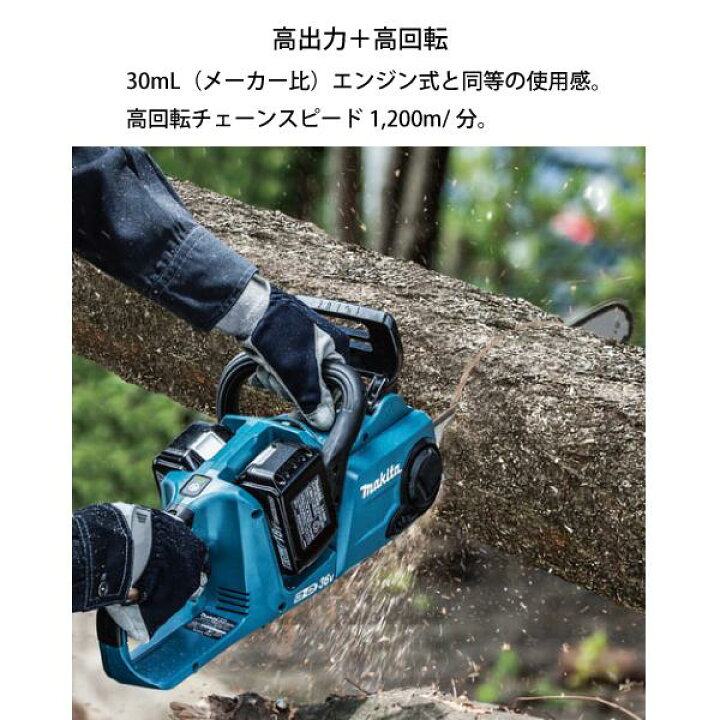 楽天市場】□マキタ 350mm 充電式チェンソー MUC353DZ 新品 ☆本体＋ 