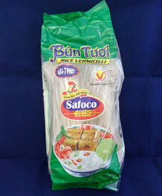 ビーフン　SAFOCO RICE VERMICELLI 300G　ベトナム産ブン Bun tuoi アジアン、エスニック、ベトナム食材、ベトナム食品、ベトナム料理、ライスヌードル、