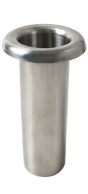 お墓用花立 高級ステンレス製 高級お墓用花立 高さ15.5cm×口径7.7cm 1対2本セット,M0790