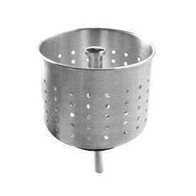 84mmキッチンシンク排水口ステンレス製バスケット、キッチン排水器、ベランダ洗濯槽用フィルターバスケット,QS693C002