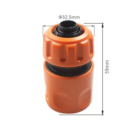 ABS・PPプラスチック製ホース継手、ねじ内径は12-19mmの散水ホース接続に適用、庭の水やりや園芸灌漑などの場面で使用可能,TY150C001