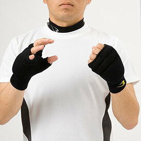 ボディメーカー(BODYMAKER) スーパー拳サポーター 1組 ブラック L KD009 プロテクター 格闘技 空手 拳サポーター ジュニアサイズあり 子供 jr KD009