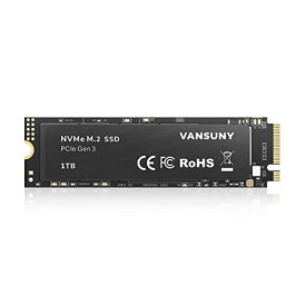 Vansuny 内蔵SSD 1TB PCle 3.0 4 NVMe M.2 SSD 3D NAND NVMe M.2 2280 内蔵ソリッド ステート ドライブ PCIe SSD より高速な PC とラップトップ用