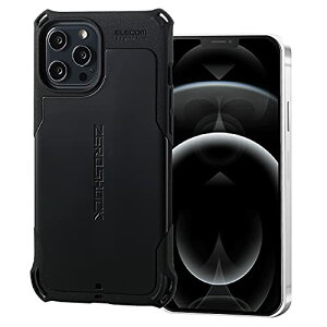 �G���R�� iPhone 12 Pro Max �n�C�u���b�h�P�[�X ZEROSHOCK MAGKEEP �u���b�N PM-A20CZEROMBK
