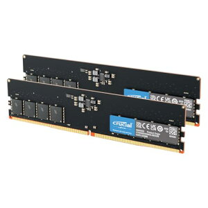 crucial fXNgbvp݃ 64GB(32GBx2)DDR5 5200MT/s CL42 UDIMM 288pin CT2K32G52C42U5