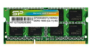VRp[ m[gPCp DDR3-1600 PC3-12800 8GB 1 204Pin Mac Ή SP008GBSTU160N02