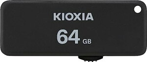 KIOXIA(LINVA) { USBtbV 64GB USB2.0 XCh T|[gKi KLU203A064GK