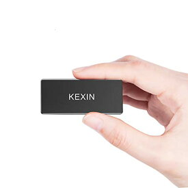 KEXIN ポータブルSSD 120GB USB3.1 Gen2 外付SSD ミニSSD 転送速度500MB/秒(最大) Type-Cに対応 PS4、Windows、MAC、Android、Linuxに適用 超小型高速伝送 耐衝撃 黒