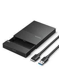 UGREEN 2.5インチ HDD ケース USB 3.0 接続規格 SATA3.0 ハードディスクケース UASP対応 5Gbps高速転送速度 6TB容量対応 外付けケース 2.5インチ 7+15 SATA 9.5mm/7mm HDD/SSD対応