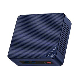 ミニ PC Beelink N100 プロセッサー (最大 3.40 GHz) Wi-11 Pro ミニコンピューター、EQ12 ミニ PC、16 GB RAM 500 GB SSD ビジネス ミニ デスクトップ PC、デュアル HDMI/WiFi 6