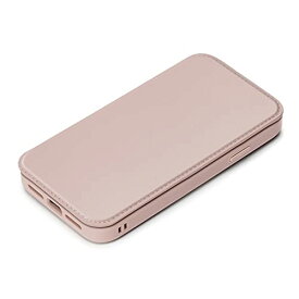Premium Style iPhone 13 Pro用 ガラスフリップケース ピンク PG-21NGF06PK