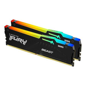 LOXg Kingston FURY fXNgbvPCp DDR5 6000MT/b 16GB 2 Kingston FURY Beast r[Xg RGB CL36 KF560C36BBE2AK2-32 iԕۏ