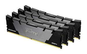 キングストン Kingston FURY デスクトップPC用メモリ DDR4 3200MT/秒 32GB 4枚 Kingston FURY Renegade レネゲード 2023モデル CL16 KF432C16RB2K4/128 製品寿命期間保証