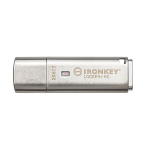 LOXg Kingston IronKey ÍUSBhCu 256GB USB3.2(Gen1)/3.1/3.0 XTS-AESÍ }`pX[h@\ IronKey Locker+ 50 IKLP50/256GB