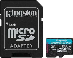 LOXg 256GB microSDXC Canvas Go Plus Gen4 200MB/b A2 U3 V30 A_v^t SDCG4/256GB