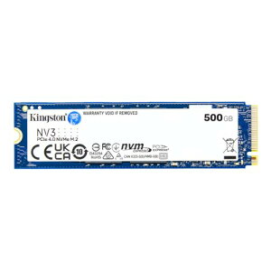 LOXgeNmW[ Kingston SSD NV3 500GB PCIe Gen 4.0 x4 ő5,000MB/b M.2 2280 NVMe K㗝Xۏؕi 5Nۏ SNV3S/500G